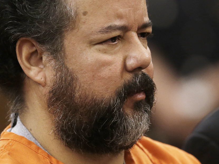 Ariel Castro stands before a judge during his arraignment on an expanded 977-count indictment Wednesday, July 17, 2013, in Cleveland. (Photo by Tony Dejak/AP)