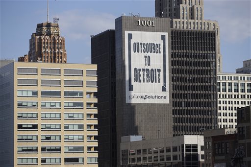 Detroit, like America, could use a little more in-sourcing. (AP Photo/Carlos Osorio)