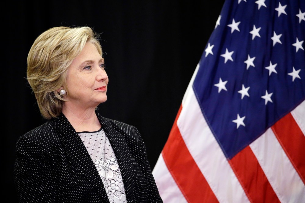 Democratic presidential candidate Hillary Rodham Clinton speaks at the University of Wisconsin-Milwaukee, Sep. 10, 2015, in Milwaukee. (Photo by Morry Gash/AP)