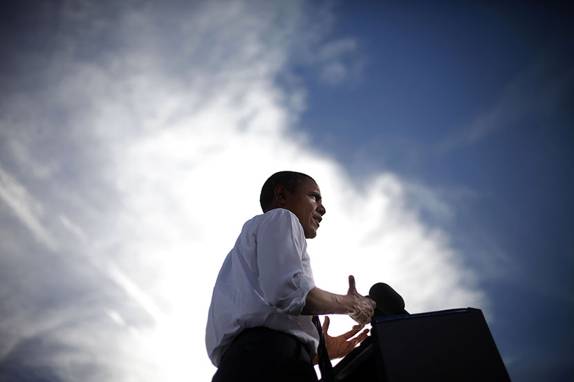 President Barack Obama.  (Photo by Pablo Martinez Monsivais/AP)