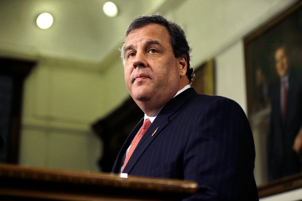 New Jersey Gov. Chris Christie speaks during a news conference, Jan. 9, 2014.