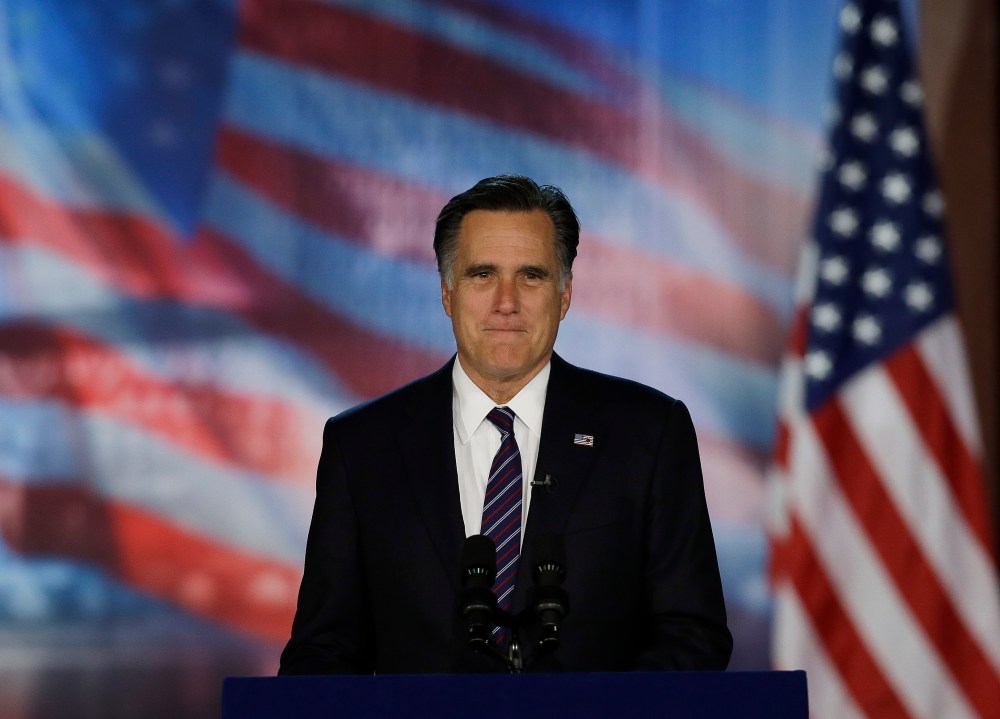 Mitt Romney prior to conceding the presidential election. (David Goldman/AP Photo)