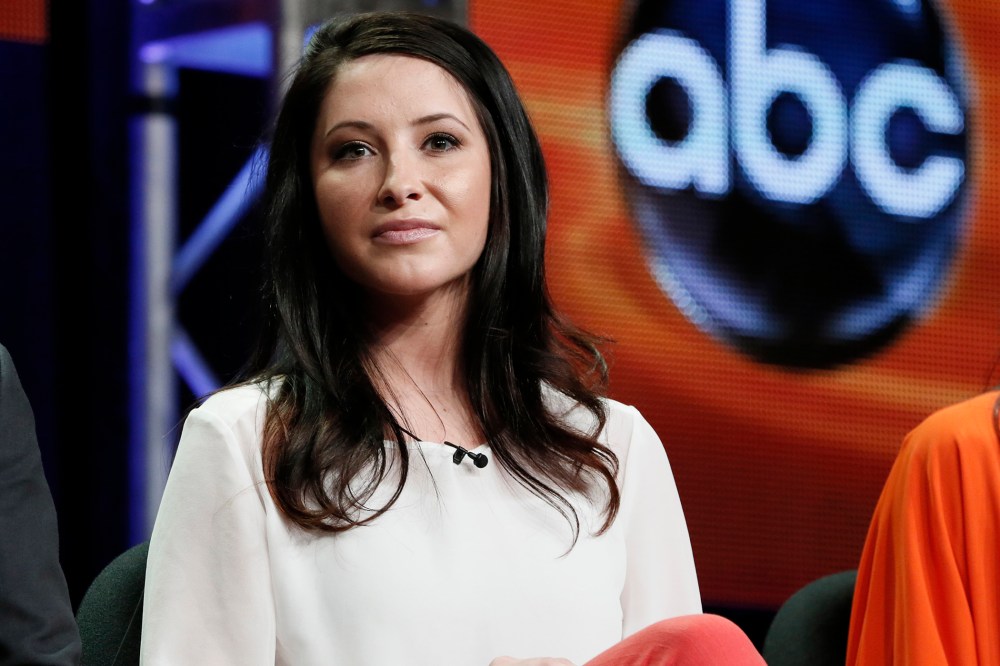Bristol Palin attends the "Dancing with the Stars: All Stars" panel at the Disney ABC TCA Day 2 at the Beverly Hilton Hotel on July 27, 2012, in Beverly Hills, Calif. (Photo by Todd Williamson/Invision/AP)