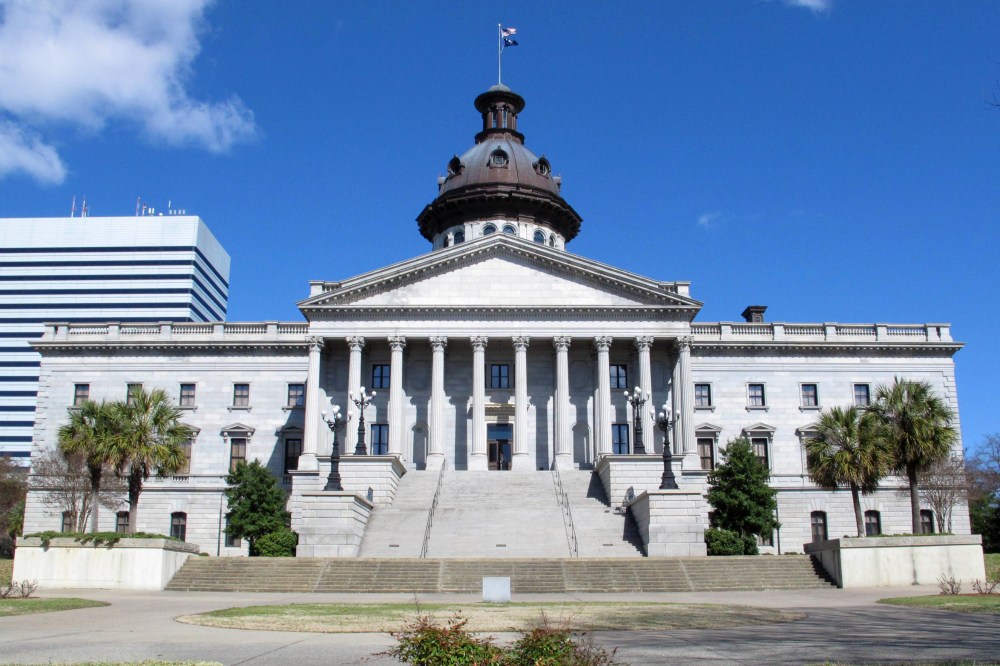 The South Carolina Statehouse is seen on Thursday, March 13, 2014, in Columbia, S.C.