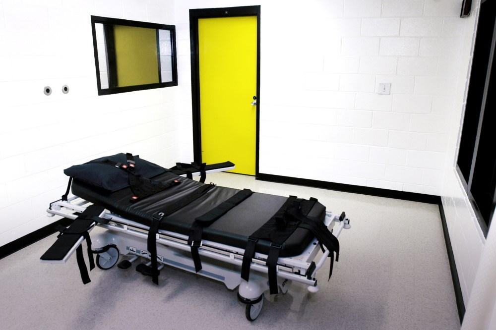 The death chamber at the state prison in Jackson, Ga. (Photo by Ric Field/File/AP)