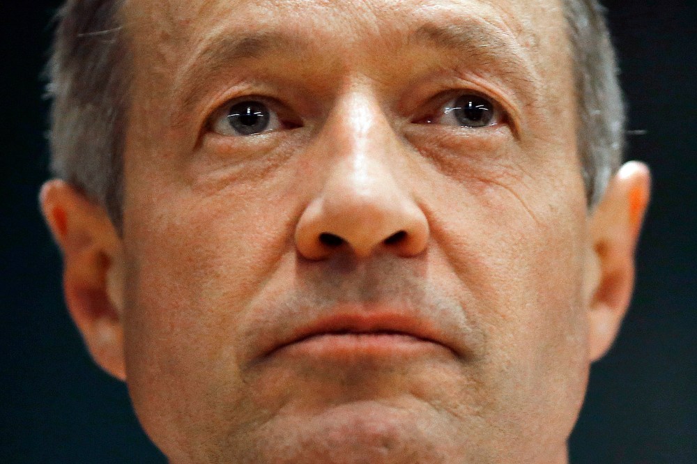 Democratic presidential candidate, former Md. Gov. Martin O'Malley speaks during a town hall at Grinnell College in Grinnell, Iowa on Jan. 27, 2016. (Photo by Patrick Semansky/AP)