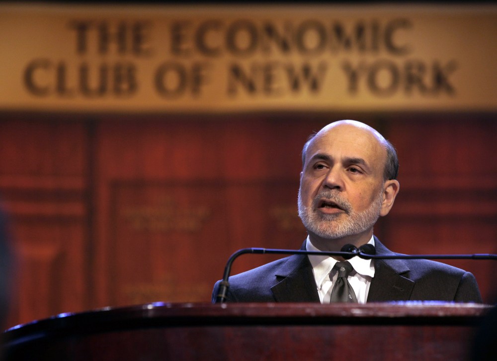 Federal Reserve Chairman Ben Bernanke announced (AP Photo/Richard Drew)