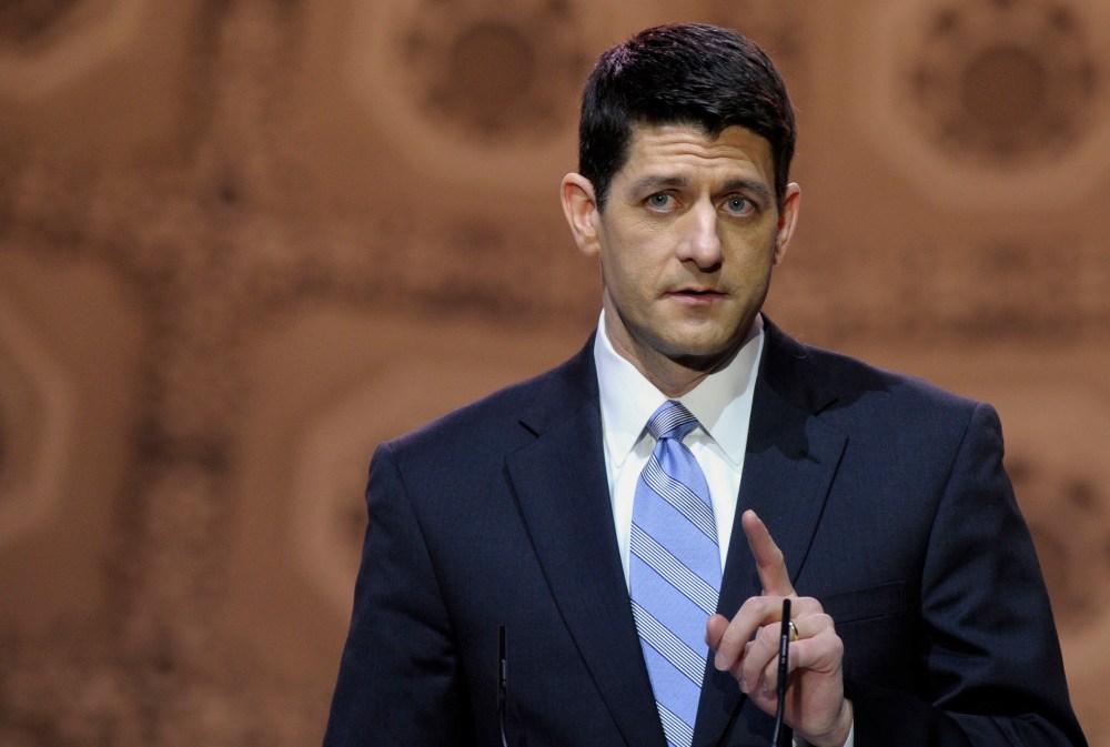 Rep. Paul Ryan, R-Wis. speaks at the Conservative Political Action Committee annual conference in National Harbor, Md., Thursday, March 6, 2014.