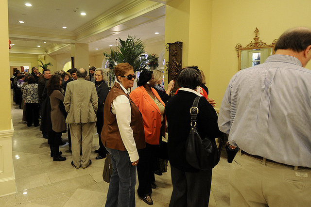 South Carolina crowd for Colbert... and Scarborough