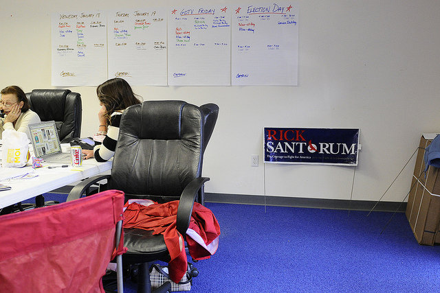 Morning Joe stops by Santorum's South Carolina headquarters