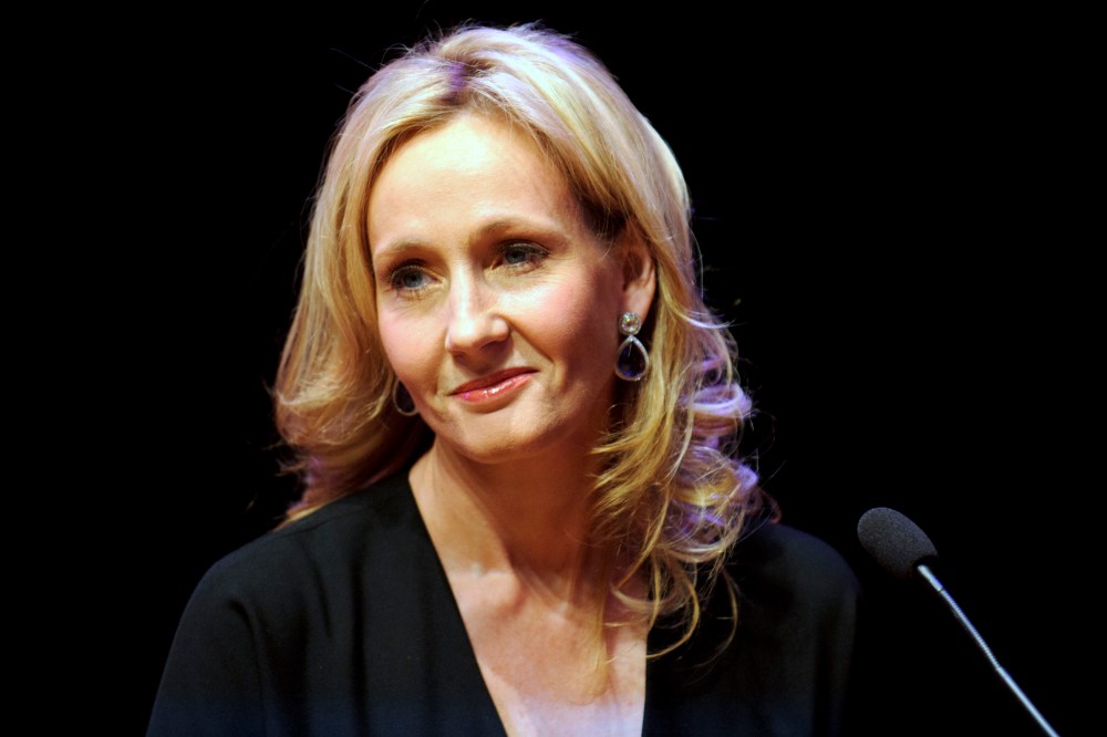 Author J.K. Rowling attends photocall ahead of her reading from 'The Casual Vacancy' at the Queen Elizabeth Hall on Sept. 27, 2012 in London, England. (Photo by Ben Pruchnie/Getty)