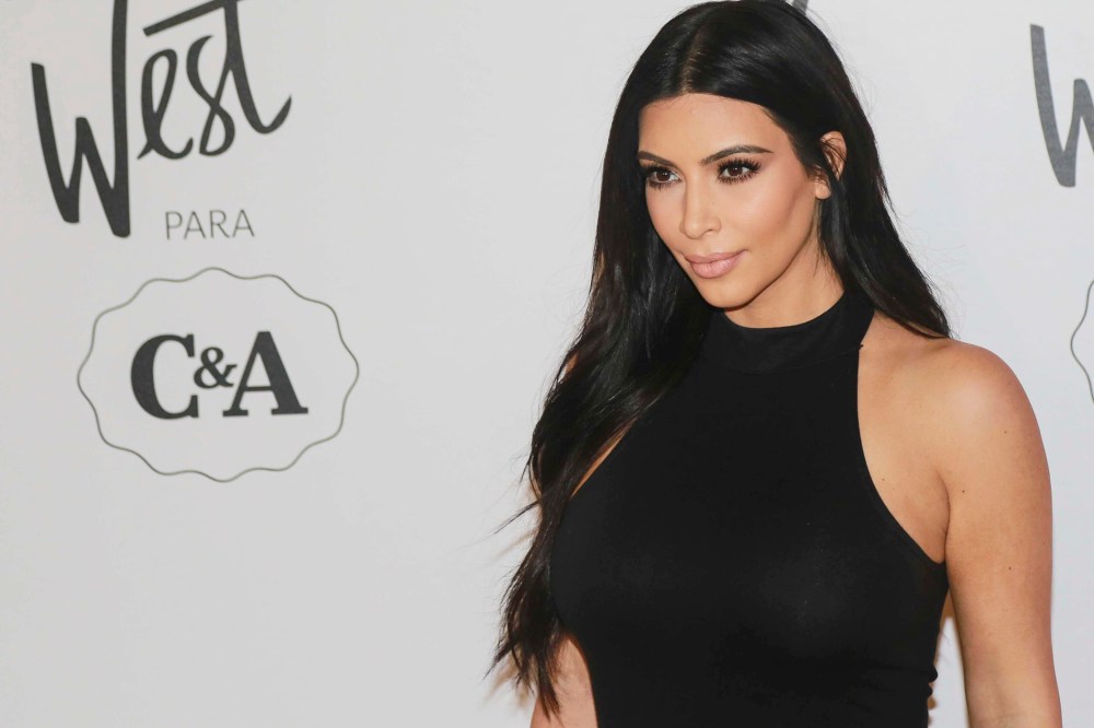 Kim Kardashian poses for pictures during the launching of her clothing line for Brazilian retailer C&A at Shopping Iguatemi on May 11, 2015 in Sao Paulo, Brazil. (Photo by Vanessa Carvalho/Brazil Photo Press/LatinContent/Getty)