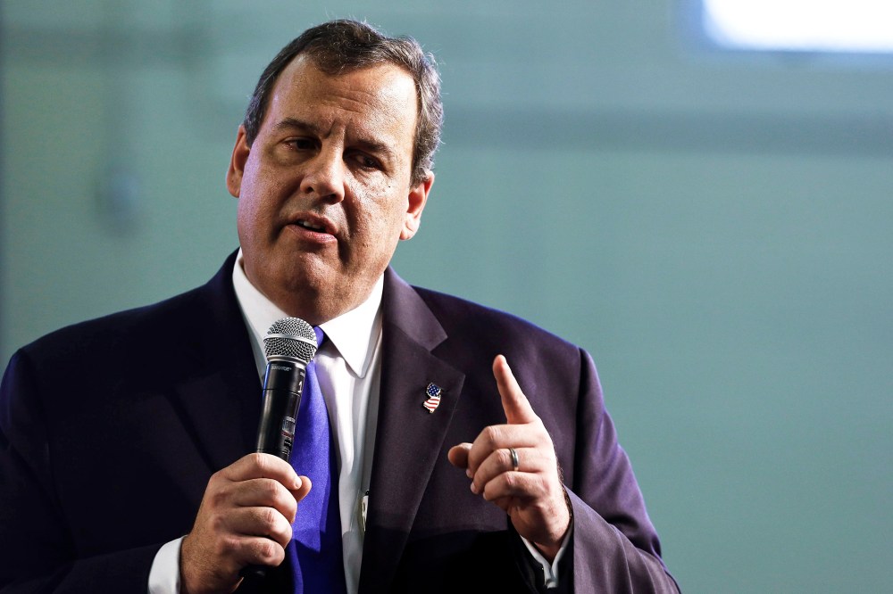 New Jersey Gov. Chris Christie announces his candidacy for the Republican presidential nomination at Livingston High School on June 30, 2015 in Livingston Twp., New Jersey. (Photo by Jeff Zelevansky/Getty