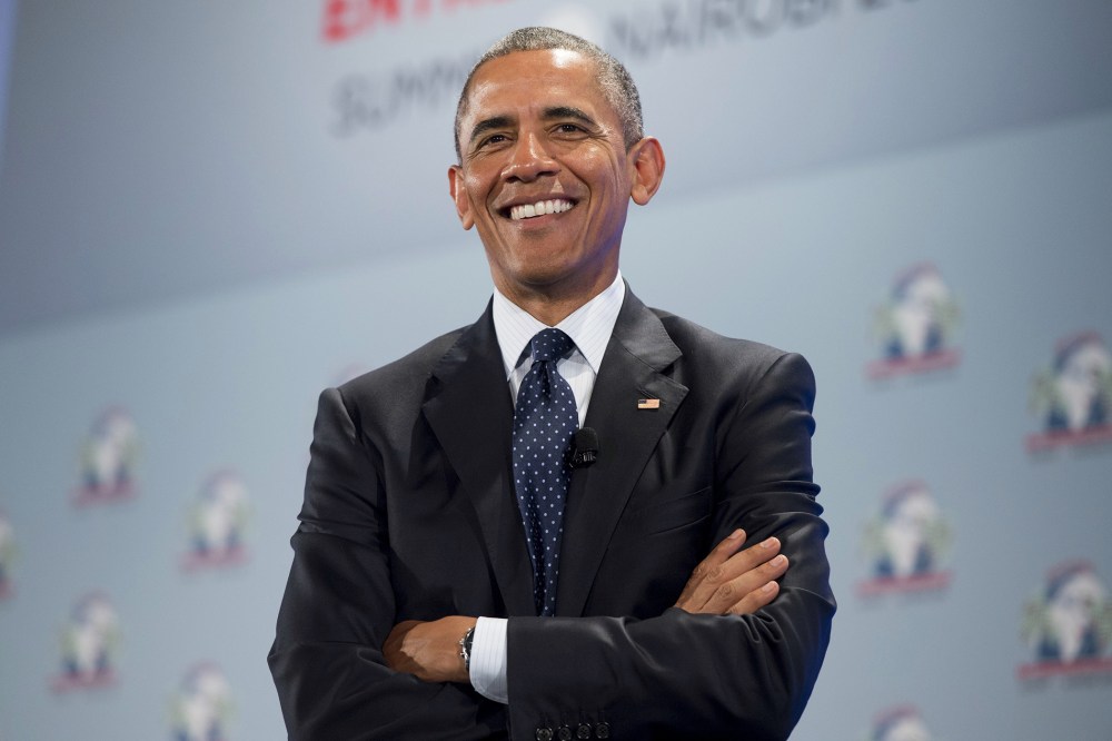 US President Barack Obama attends the Global Entrepreneurship Summit at the United Nations Compound in Nairobi on July 25, 2015. (Photo by Saul Loeb/AFP/Getty)