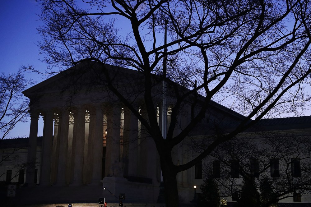 The U.S Supreme Court building is seen in the morning hours of March 16, 2016 in Washington, DC. (Photo by Alex Wong/Getty)