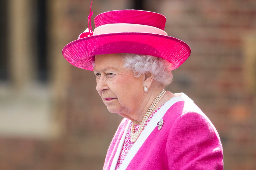 Queen Elizabeth II, is pictured at an event at Berkhamsted School on May 6, 2016 in Berkhamsted, England. (Photo by Mark Cuthbert/UK Press/Getty)