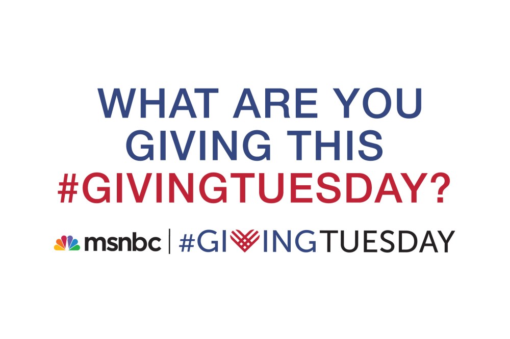 msnbc #givingtuesday