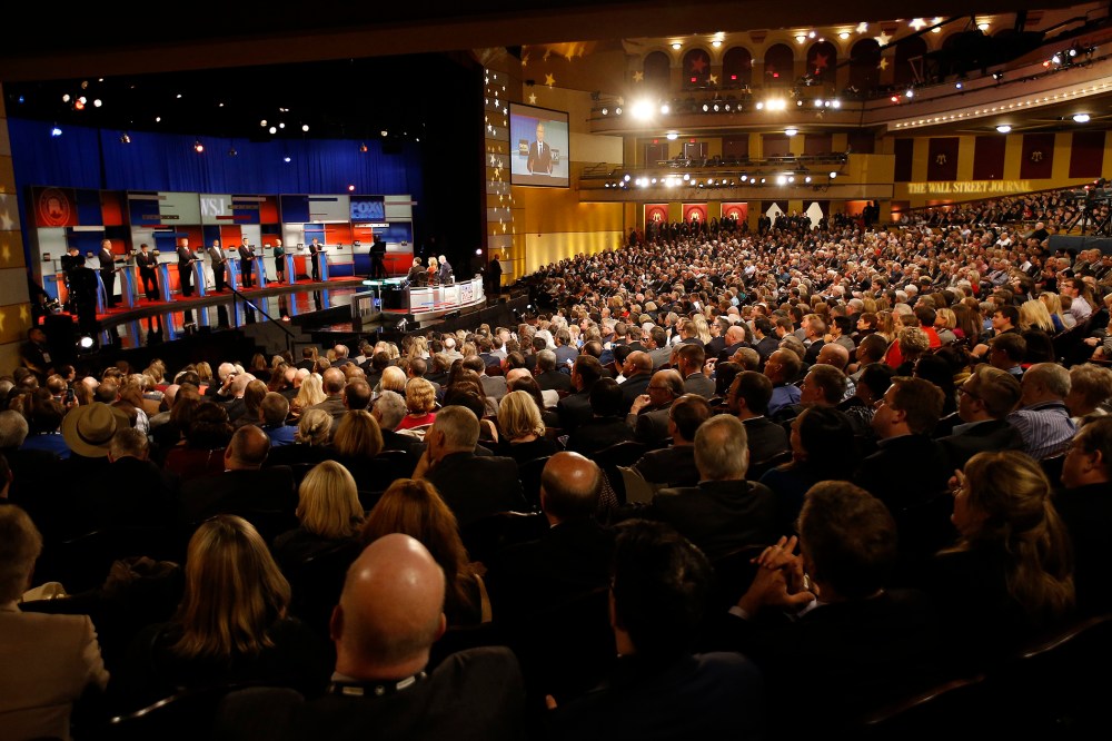John Kasich, Jeb Bush, Marco Rubio, Donald Trump, Ben Carson, Ted Cruz, Carly Fiorina, Rand Paul (Photo by Morry Gash/AP)
