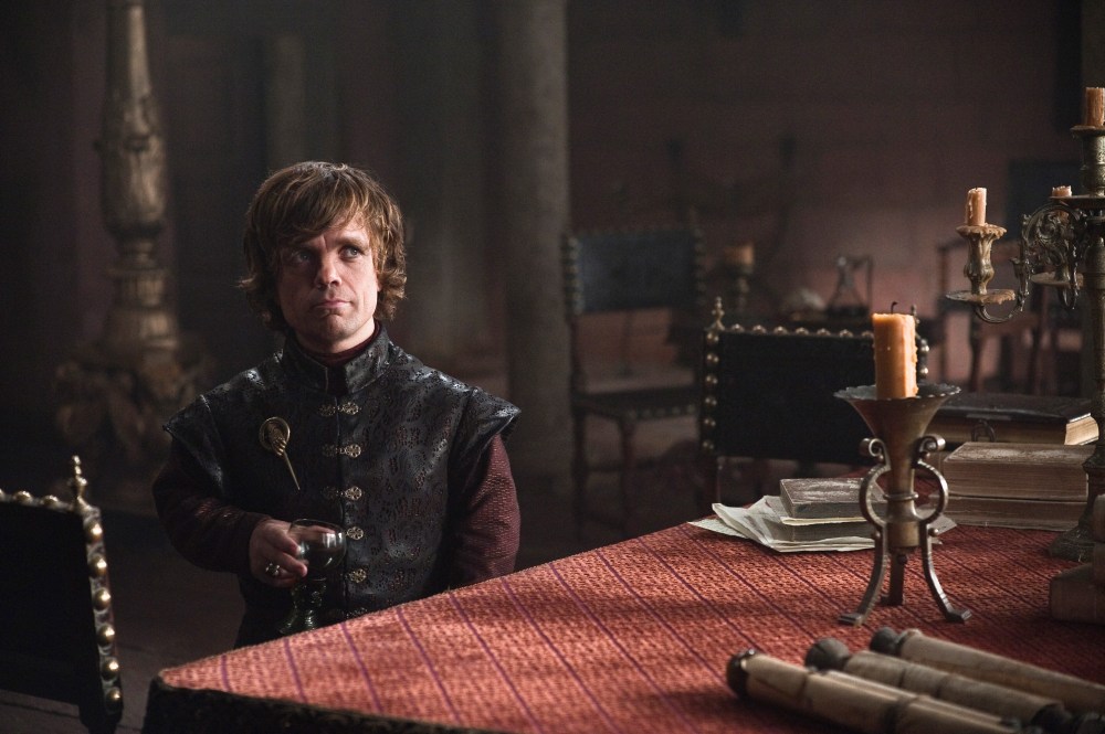 GAME OF THRONES episode 13 (season 2, episode 3): Peter Dinklage. photo: Helen Sloan