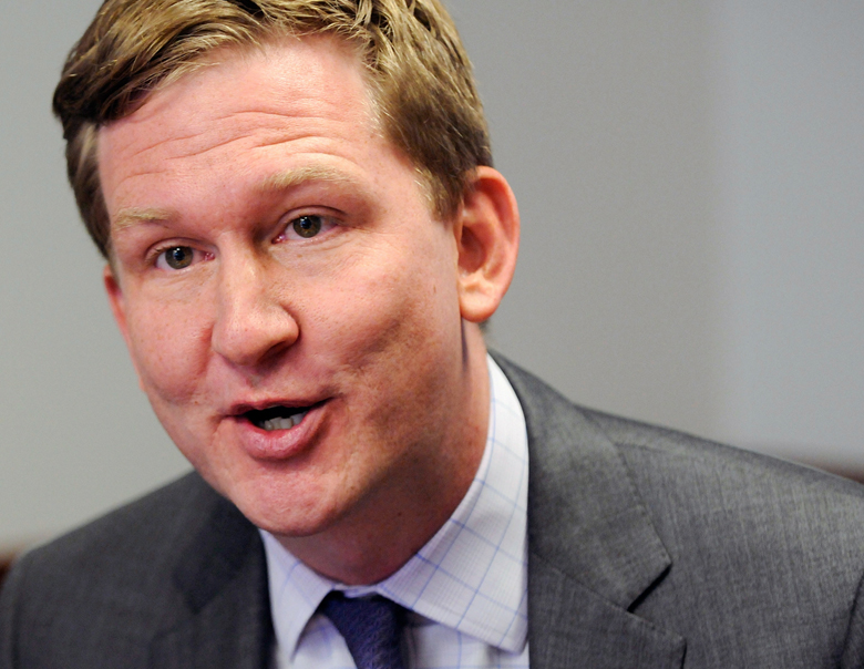 Guy Cecil, executive director, Democratic Senatorial Campaign Committee, responds to reporters during the Reuters Washington Summit in Washington, June 26, 2012.  (Photo: Jonathan Ernst/Reuters File Photo)