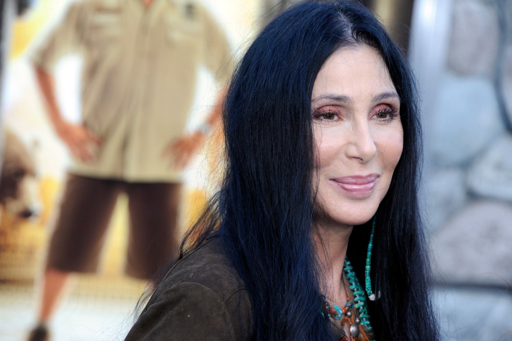 Cher arrives for the world premiere of 'Zookeeper' in Los Angeles, Calif. on July, 6 2011. (Photo by Paul Buck/EPA)