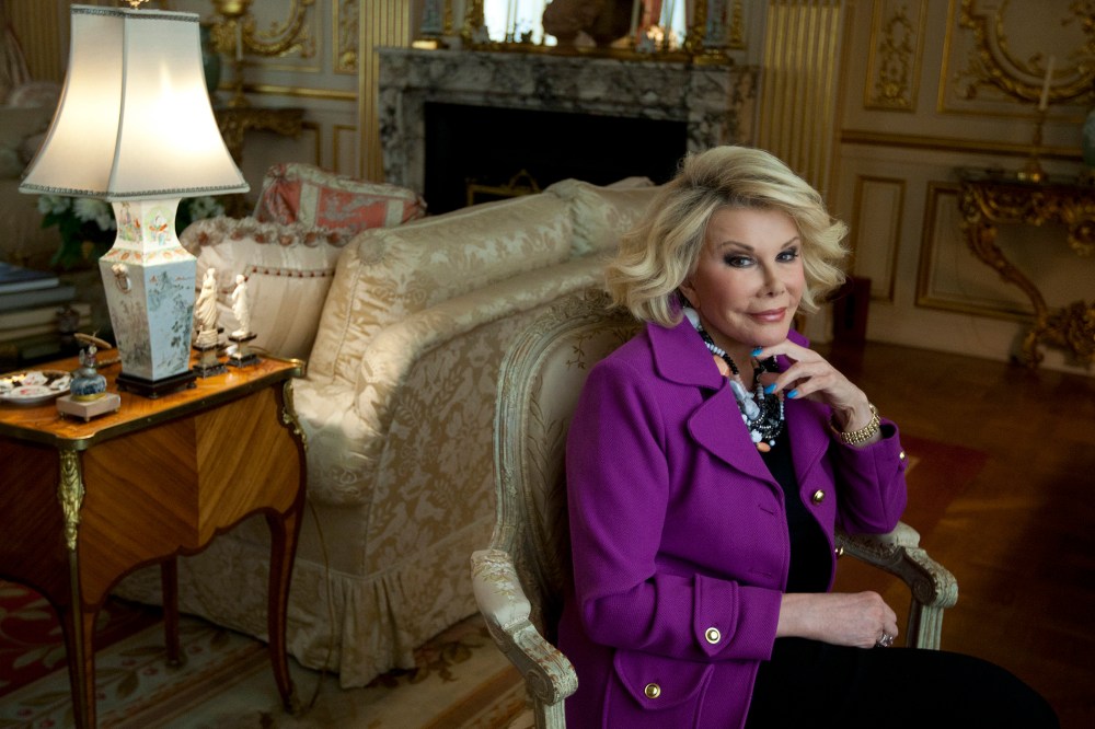 Joan Rivers at her condominium on East 62nd Street in New York, June 5, 2012. (Photo by Ruth Fremson/The New York Times/Redux)