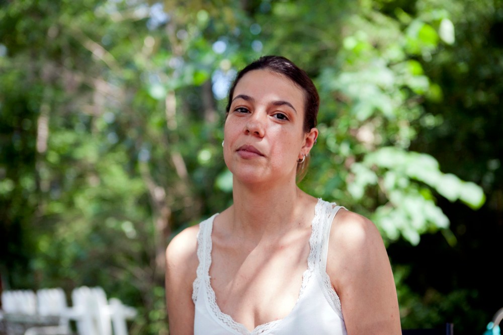 Gina Ray, who has faced jail time and owes $3,000 for traffic and license violations.