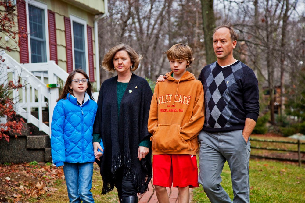 Mark Barden (right), Director of Advocacy at Sandy Hook Promise, with his wife Jackie, daughter Natalie and son James. The Barden family lost their youngest son Daniel in the Sandy Hook shooting.