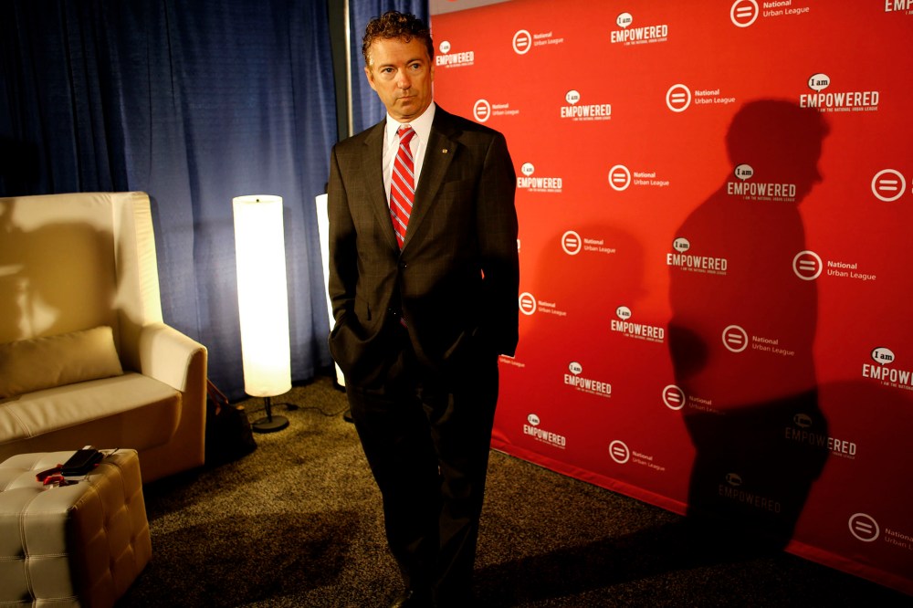 U.S. Senator Rand Paul (R-KY) gave a speech at the National Urban League conference in Cincinnati, OH on July 25, 2014.
