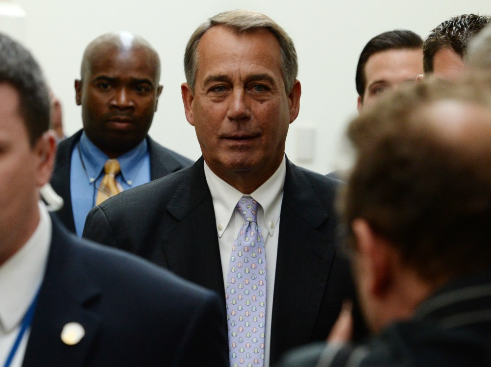 US House Republican meeting- Boehner- 09/28/13