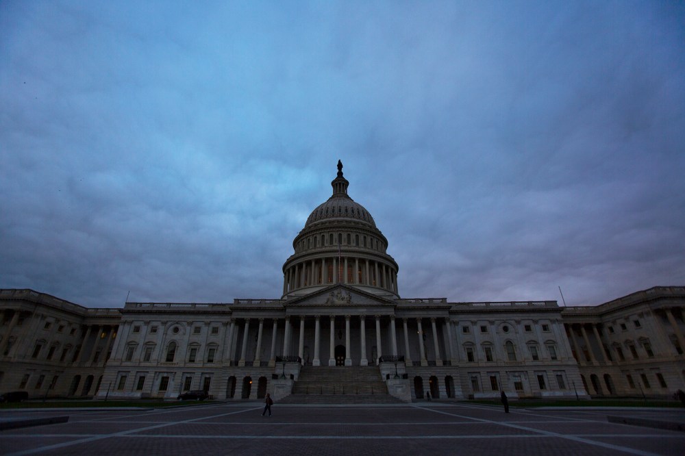 The U.S. Capitol is pictured on Oct. 16, 2013, in Washington, D.C. (Photo by Jim Lo Scalzo/EPA)