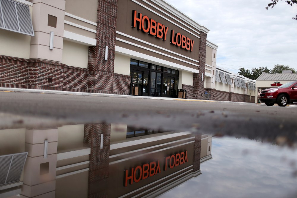 A Hobby Lobby store in Plantation, Florida.