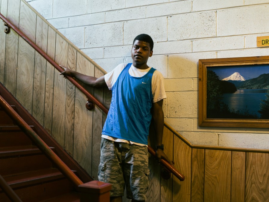 Antonio Thomas in the New Life Baptist Church.