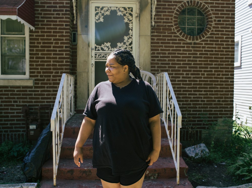 Keauna Wise at her home in the Roseland neighborhood of Chicago, July 23, 2014.