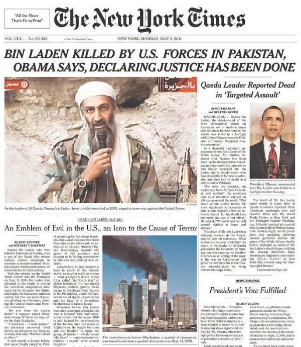 Bin Laden's Death: The Headlines