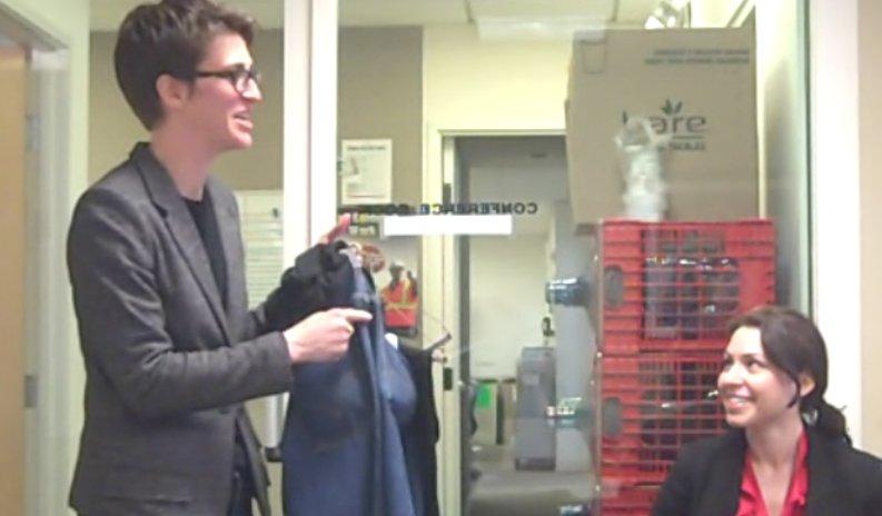 Rachel and Lauren Skowronski prepare for Rachel's appearance on 