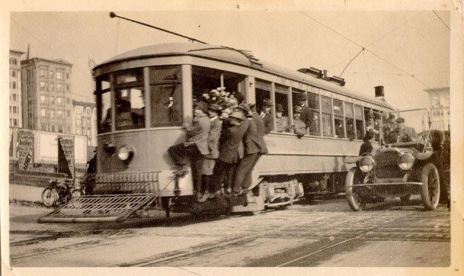 "And when you ride it, you see a microcosm of San Francisco in the people on the Muni - all the good and bad of the city, all riding inside what is a big tin can."