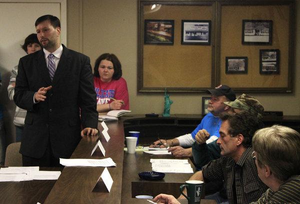 Debating the idea of a reality TV show in Vicco last night.