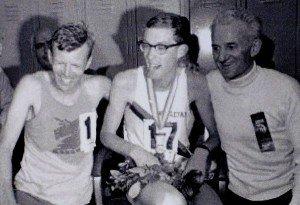 Amby Burfoot, center.