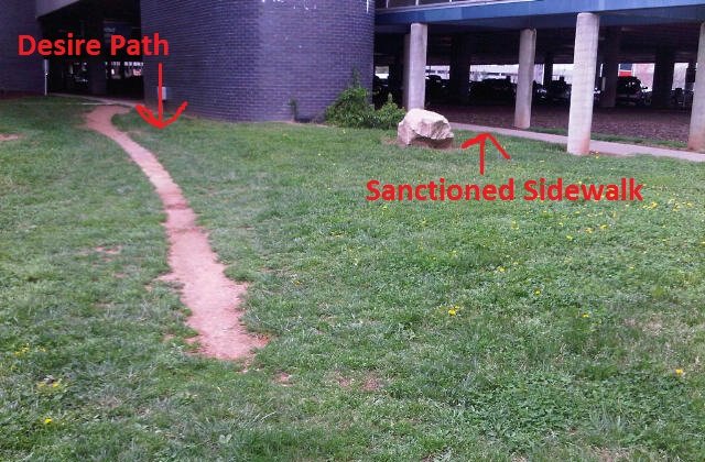 Political metaphor waits to happen, dirt path edition