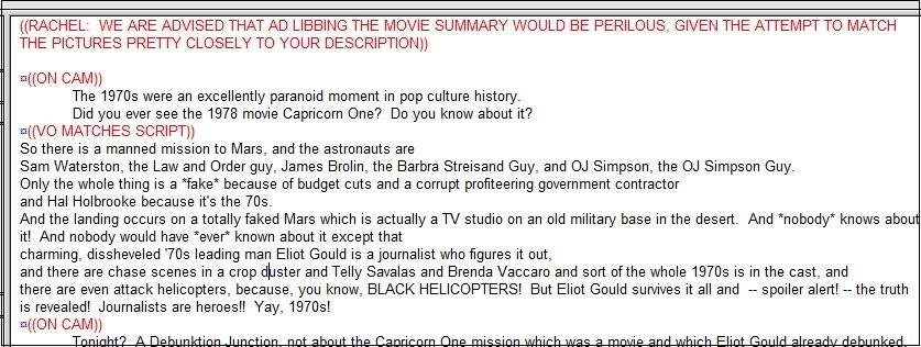 Rachel: We are advised...