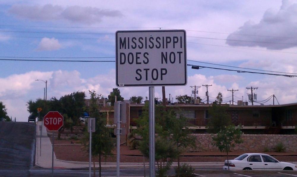 Pic: Mississippi does not stop
