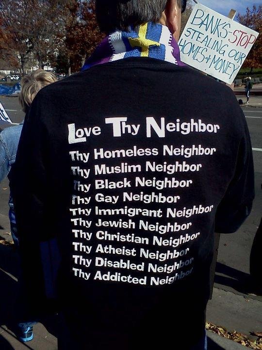 Seen in Pennsylvania: Love thy neighbor