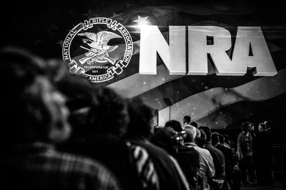 The NRA-ILA Leadership Forum in Louisville, Ky. on May 20, 2016. (Photo by Mark Peterson/Redux for MSNBC)