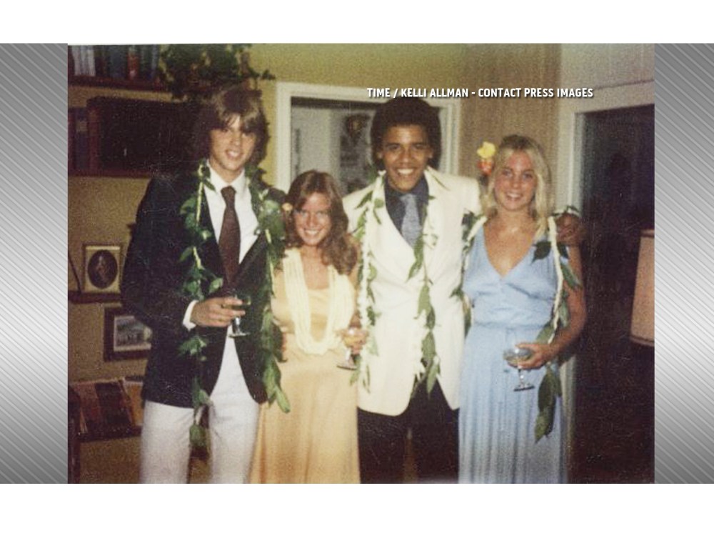 President Obama on prom night in 1979. Time magazine published this photo courtesy of Kelli Allman (Video still courtesy Jansing & Co.)