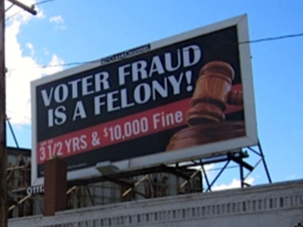 Voters in Cleveland now see a splash of billboards posing as public service announcements against voter fraud. The problem? Not only does voter fraud hardly exists, but Melissa Harris-Perry shares the potential strategy of where in the city these...