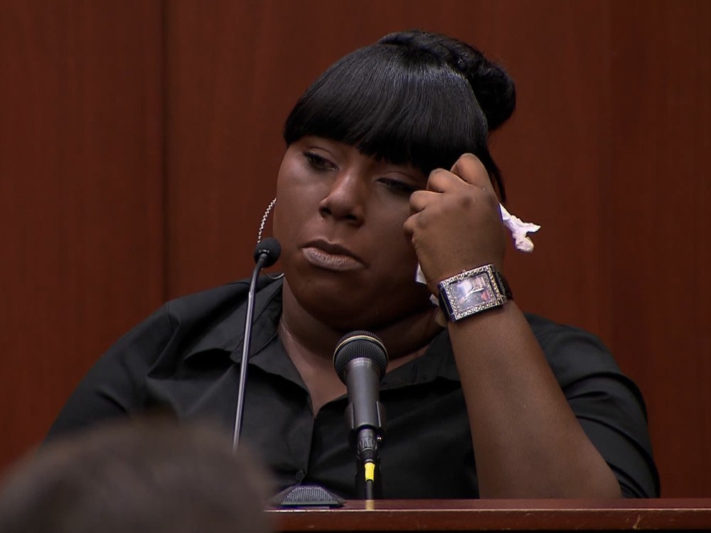 screengrab from Sanford court feed