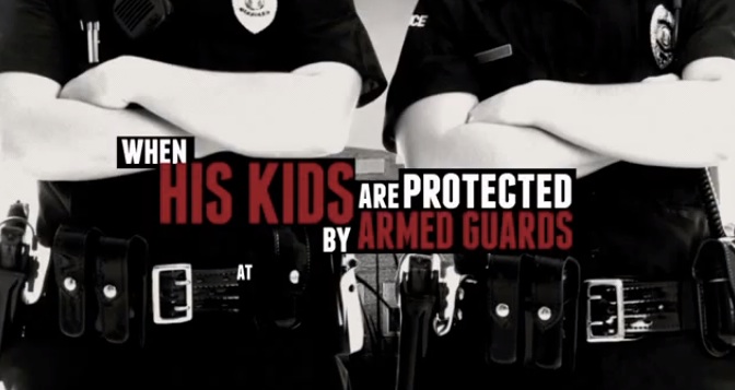 Screenshot from NRA ad