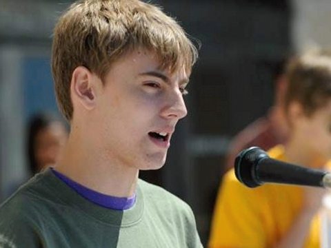 Activist and student Zack Kopplin. (Baton Rouge Advocate)