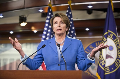 House Democratic Leader Nancy Pelosi during an appearance on Andrea Mitchell Reports.